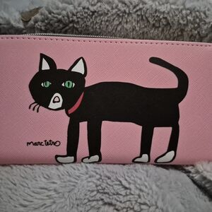 Long Marc Tetro Black Cat Wallet/Clutch